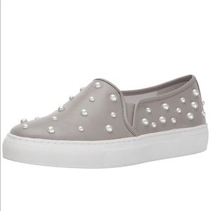 katy perry matilda slip on sneaks w/ pearls
